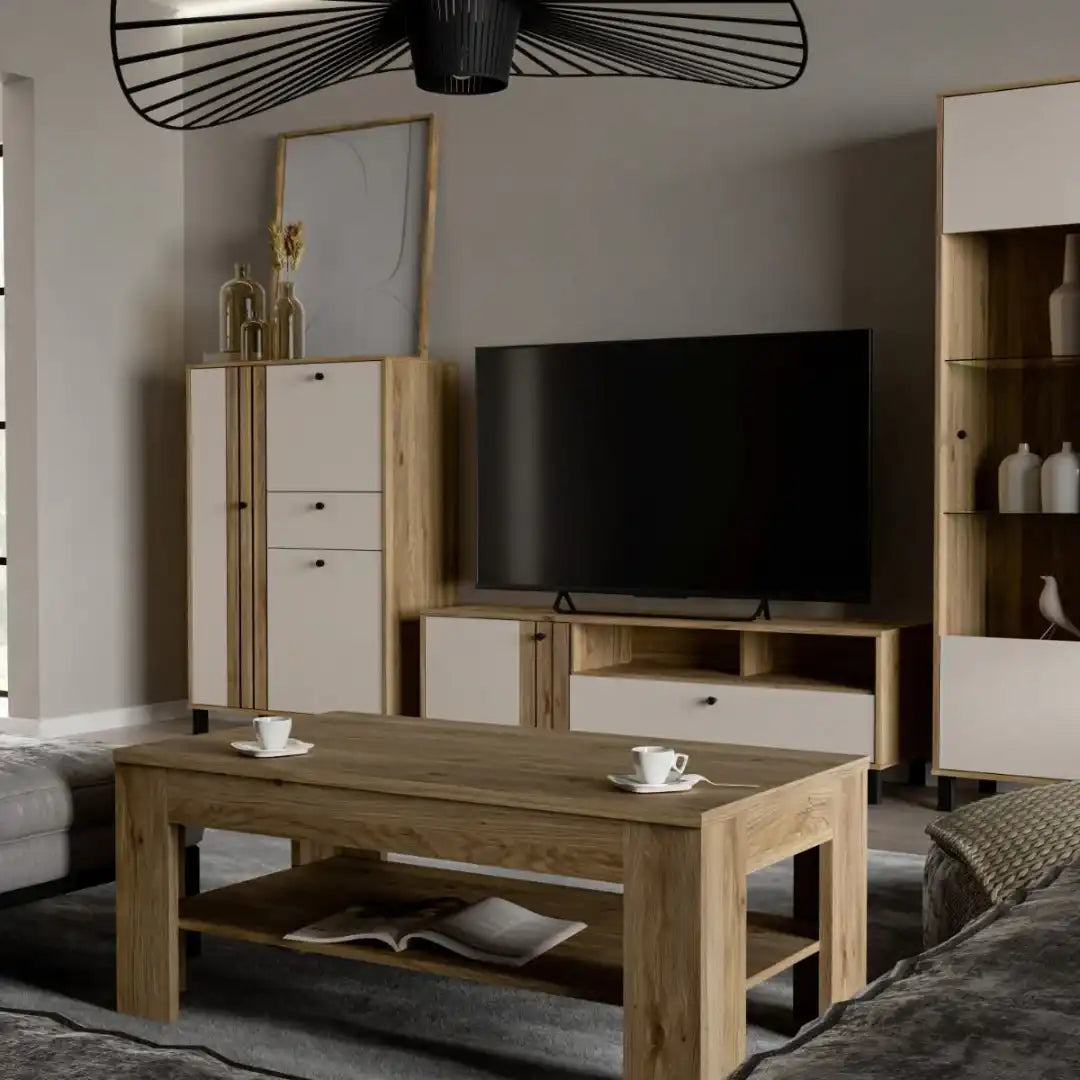 Grafton Coffee Table In Oak - Price Crash Furniture