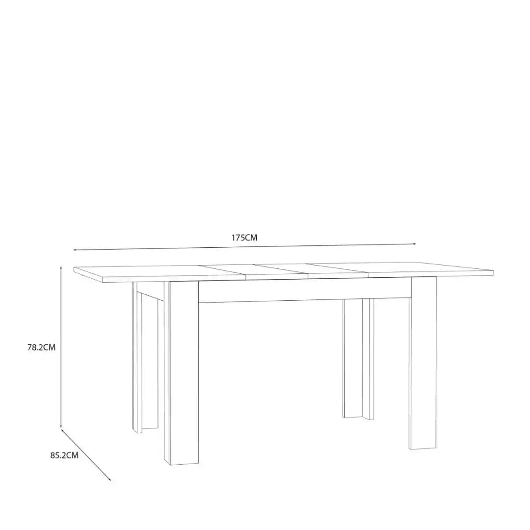 Grafton Extending Dining Table in Oak - Price Crash Furniture