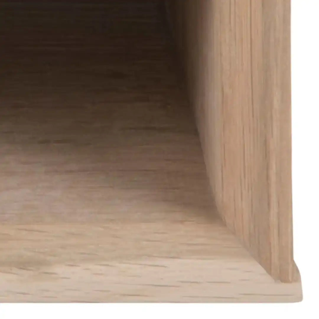 Century 1 Drawer Wall Mounted Bedside Table in Oak - Price Crash Furniture