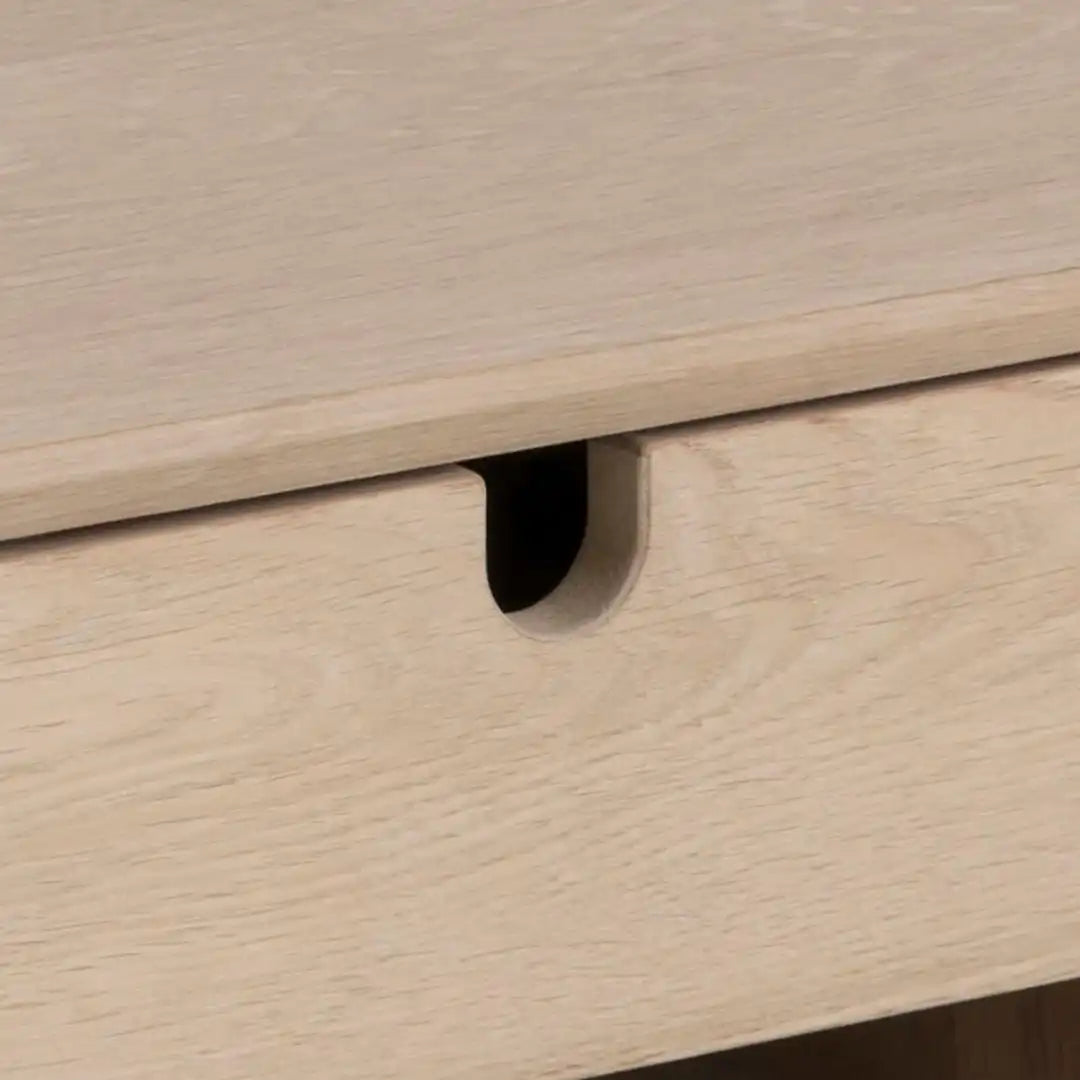 Century 1 Drawer Wall Mounted Bedside Table in Oak - Price Crash Furniture
