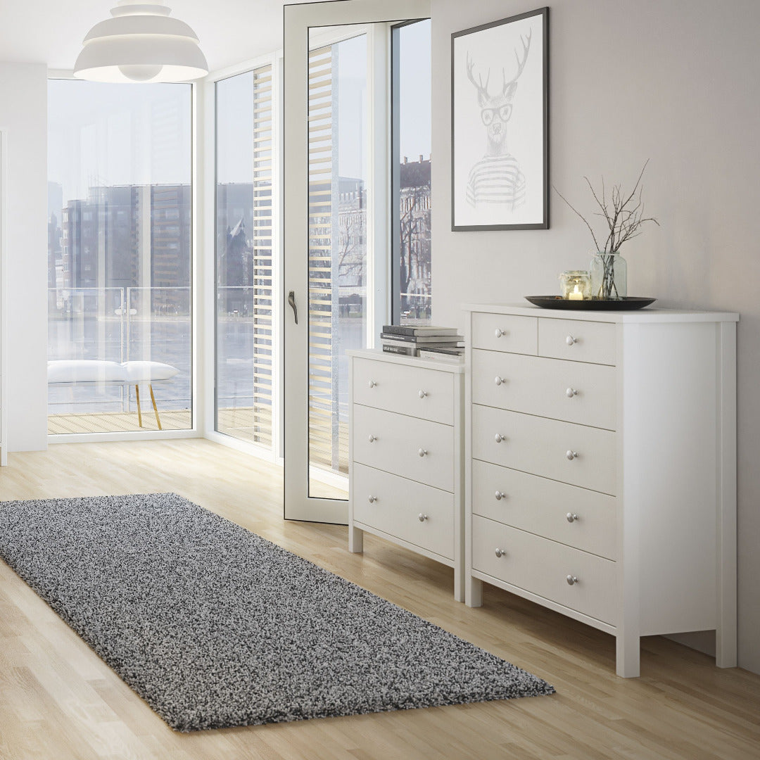 Steens Chest of Drawers, MDF, White, One Size - Price Crash Furniture