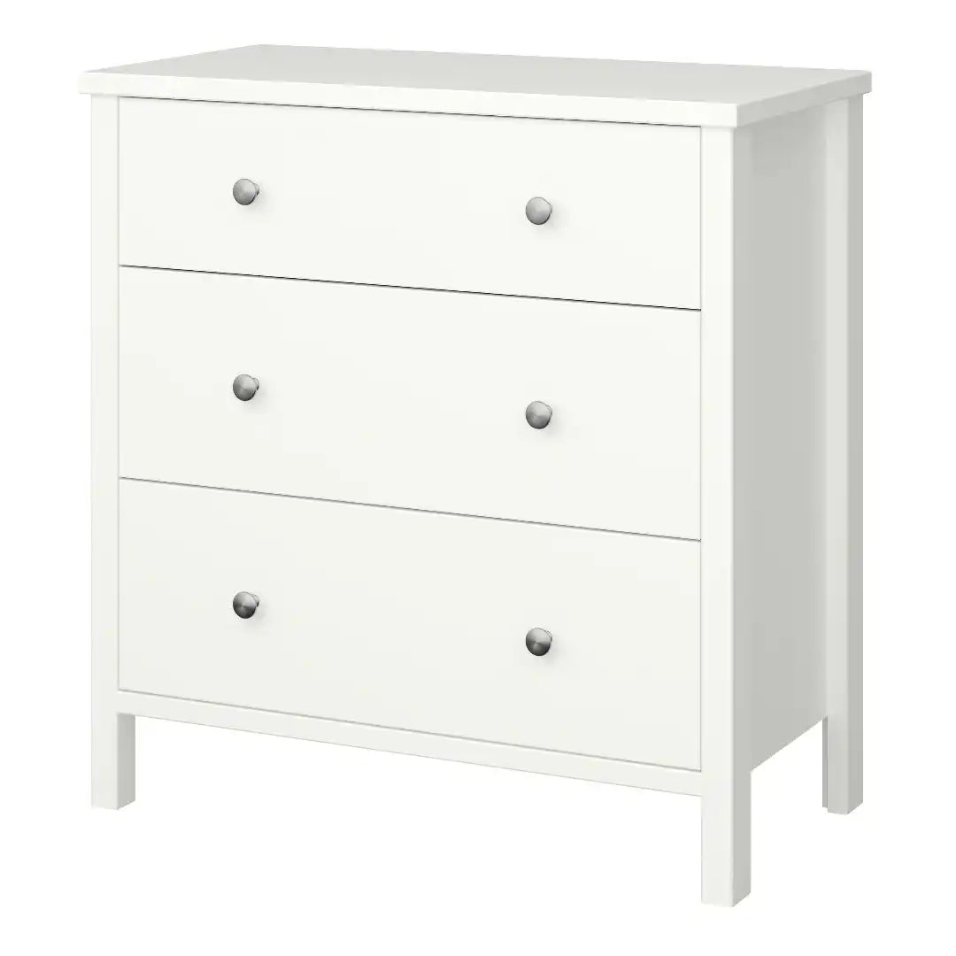 Steens Chest of Drawers, MDF, White, One Size - Price Crash Furniture