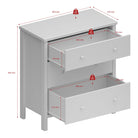 Steens Chest of Drawers, MDF, White, One Size - Price Crash Furniture