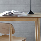 Barlow Rectangular Dining Table in Matt Oak includes 4 Barlow Dining Chair in Matt Oak - Price Crash Furniture