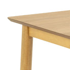 Barlow Rectangular Dining Table in Matt Oak 120x74.8cm - Price Crash Furniture