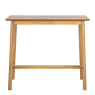 Barlow Bar Table in Matt Oak - Price Crash Furniture