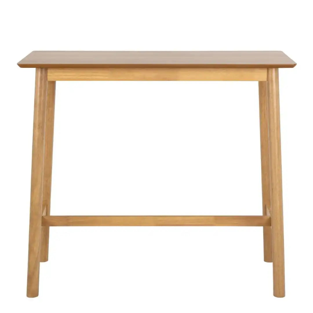 Barlow Bar Table in Matt Oak - Price Crash Furniture