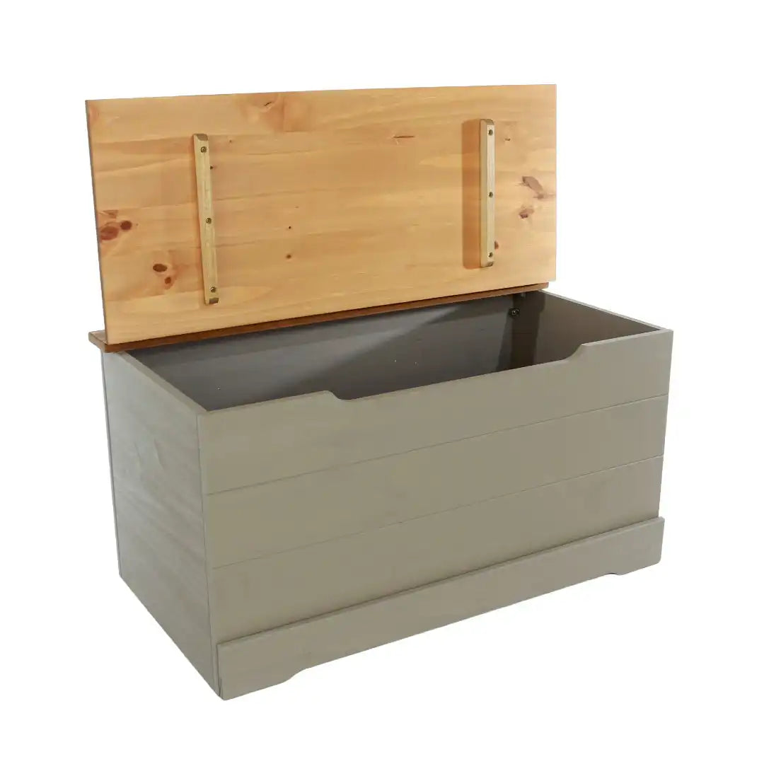 Grey Compact Corona Storage Trunk - Price Crash Furniture