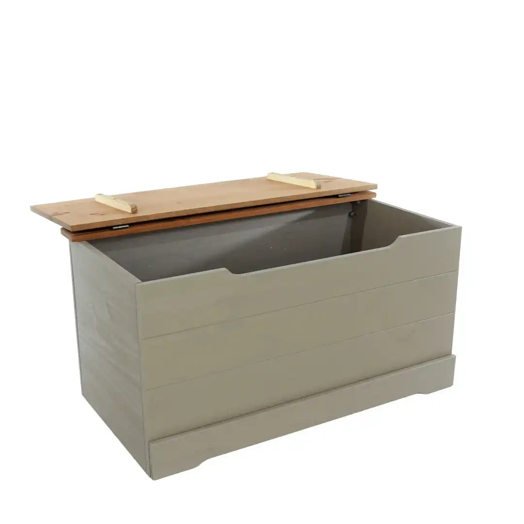 Grey Compact Corona Storage Trunk - Price Crash Furniture