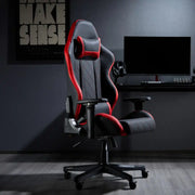 Monaco Ergonomic Gaming Chair - Black and Red