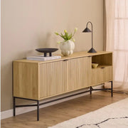 Jaipur Sideboard With 2 Doors and 2 Shelves in Oak