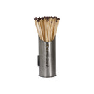 Pewter Finish Logs And Kindling Buckets & Matchstick Holder - Price Crash Furniture