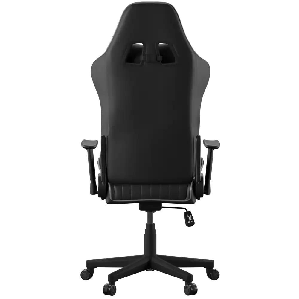 Alphason Senna Fully Adjustable Gaming Chair - Black & Grey Faux Leather - Price Crash Furniture