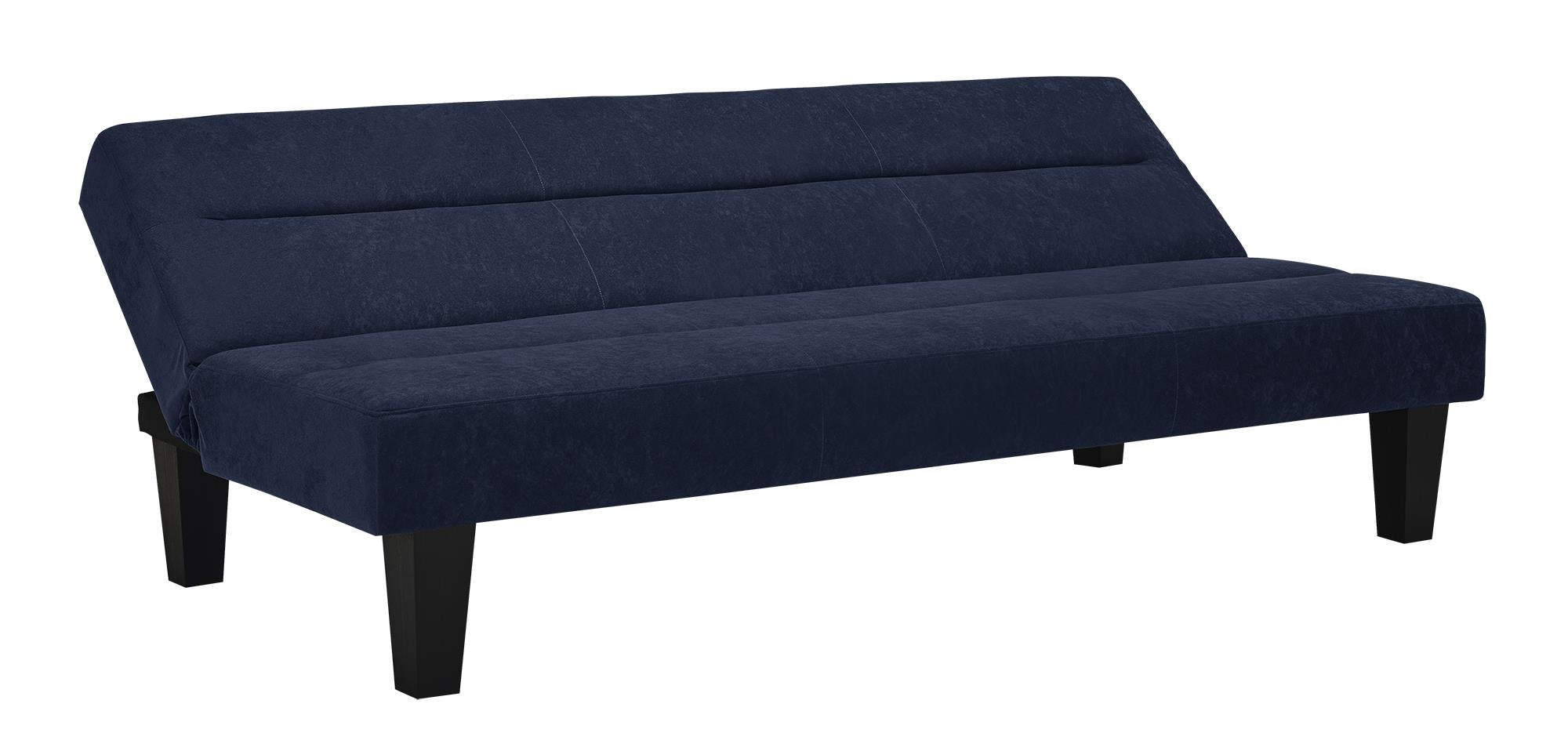 Kebo Futon in Blue Velvet by Dorel - Price Crash Furniture