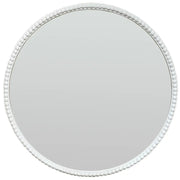 Washed Wood Framed Beaded Mirror