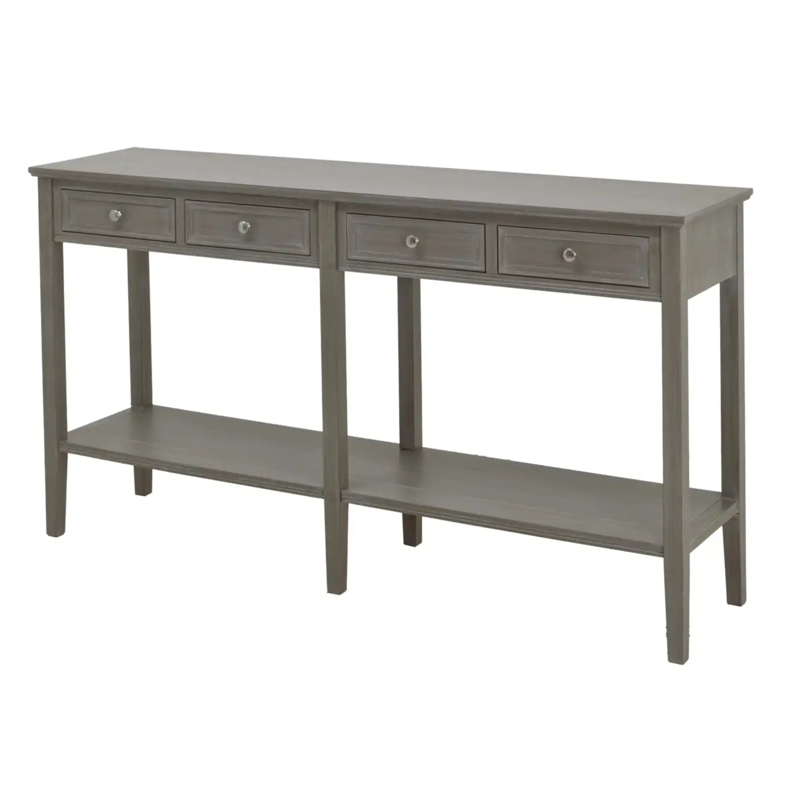 The Serene Collection Long Four Drawer Console Table