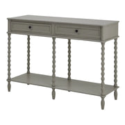 The Camden Collection Large 120cm Two Drawer Console Table