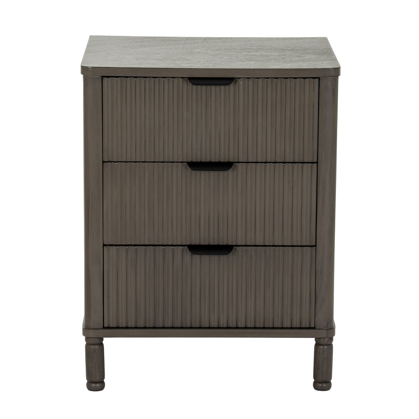 Reed Collection 3 Drawer Bedside Table Unit