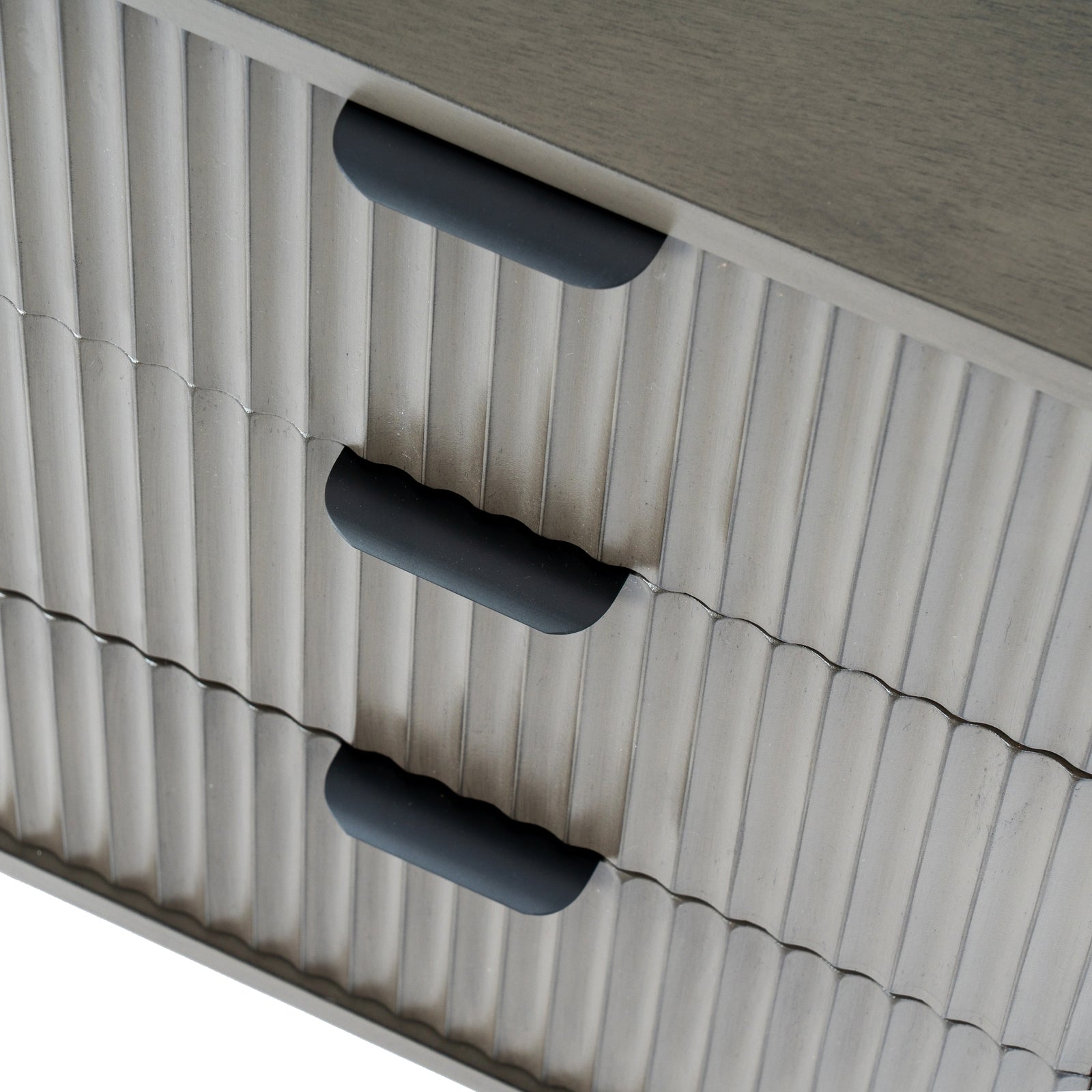 Reed Collection 3 Drawer Bedside Table Unit