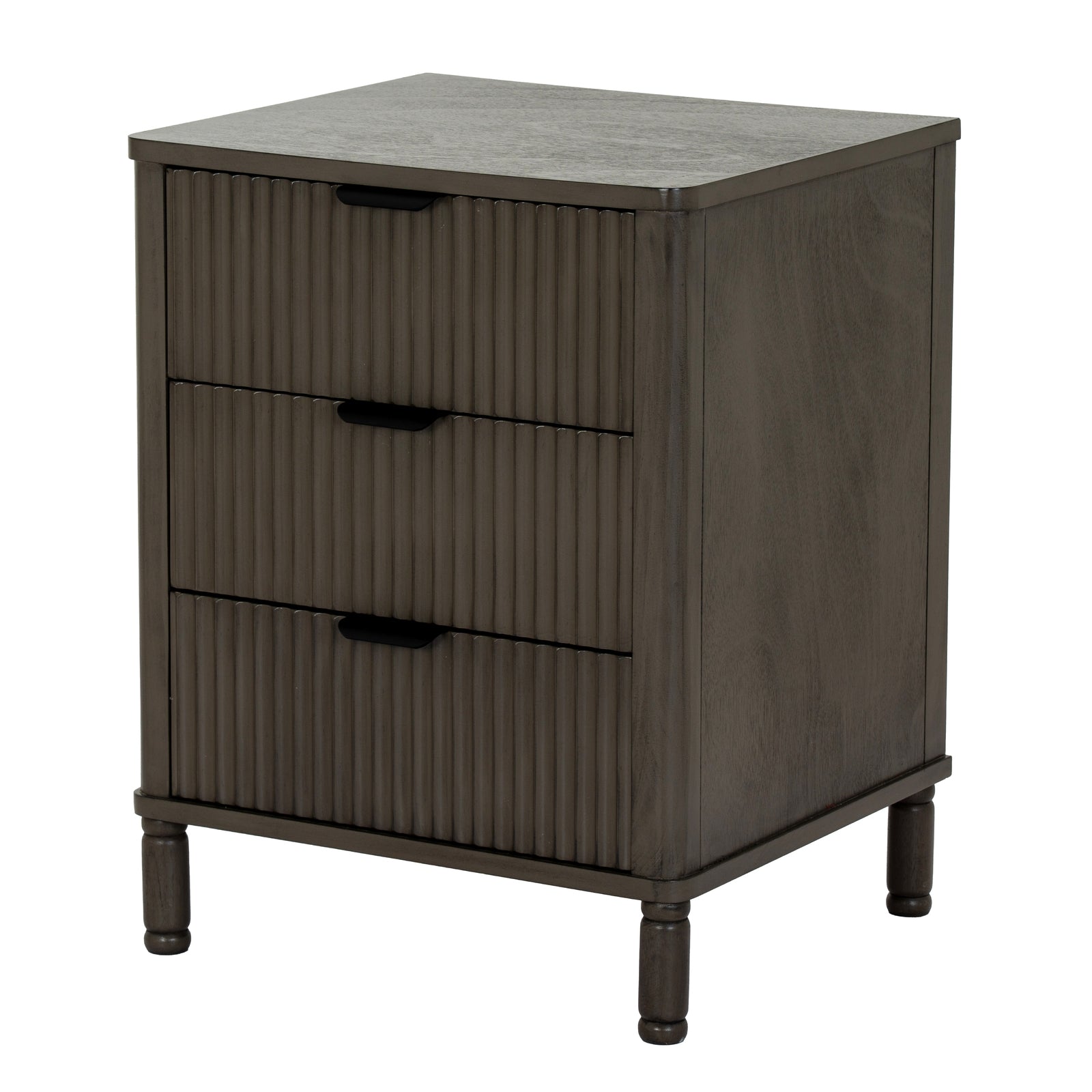 Reed Collection 3 Drawer Bedside Table Unit
