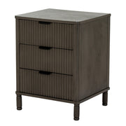 Reed Collection 3 Drawer Bedside Table Unit