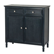 Contour Collection 2 Drawer 2 Door Sideboard Unit in Black