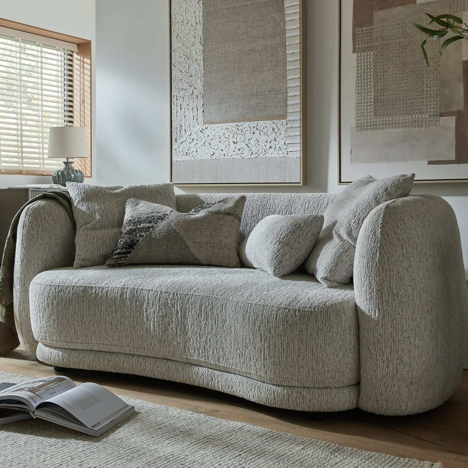 Sorelle Two Seater Sofa With Cushions