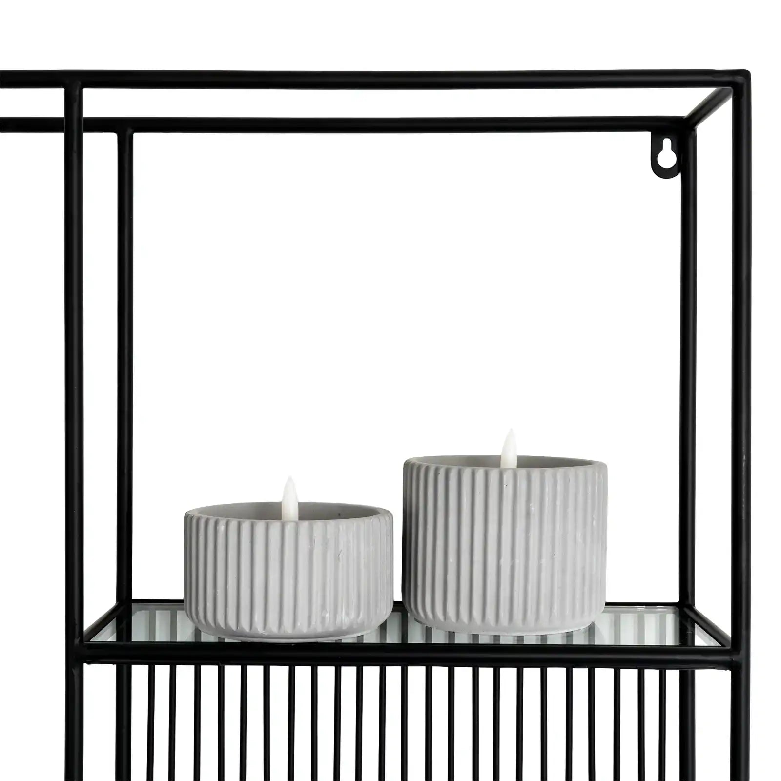 Axis Shelf Unit With Glass Shelves