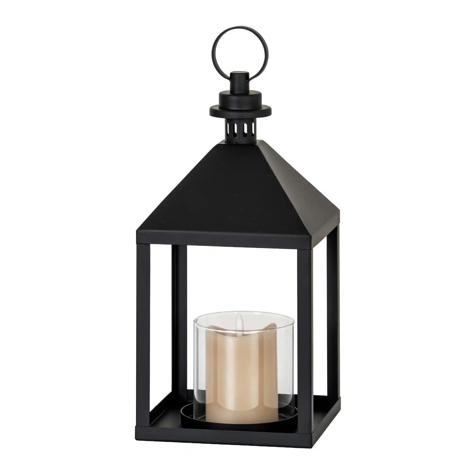 Astra Medium Lantern With Glass Candle Holder
