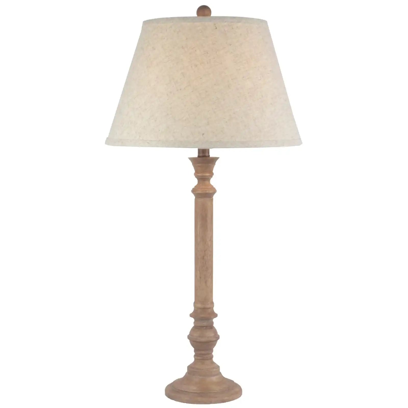 Solenne Table Lamp With Edged Linen Shade