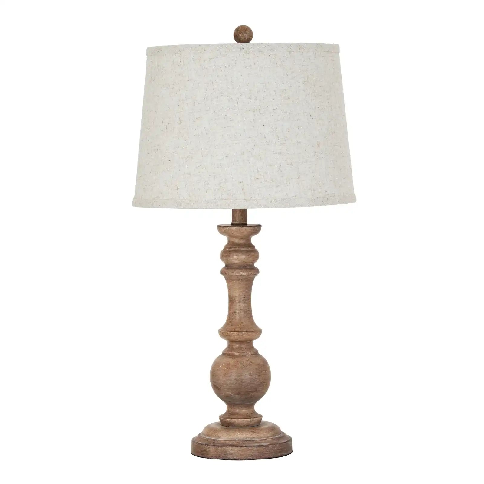 Seraphia Table Lamp With Edged Linen Shade
