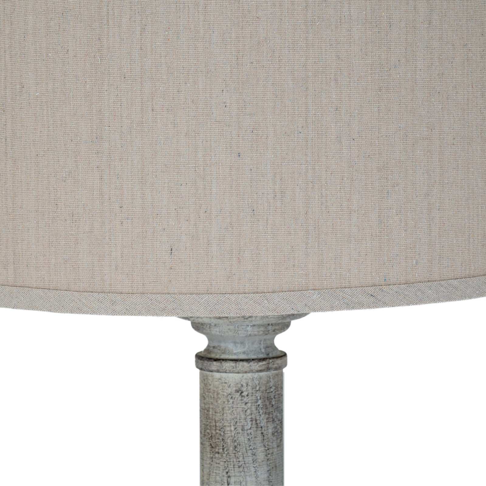 Stella Floor Lamp With Linen Shade