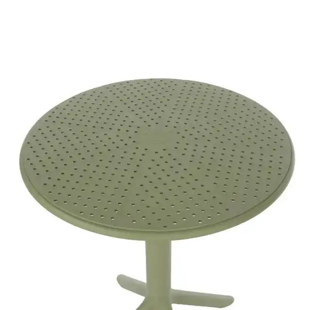 3 Piece Outdoor Garden Bistro Table & 2 x Armchair Set Green - Price Crash Furniture