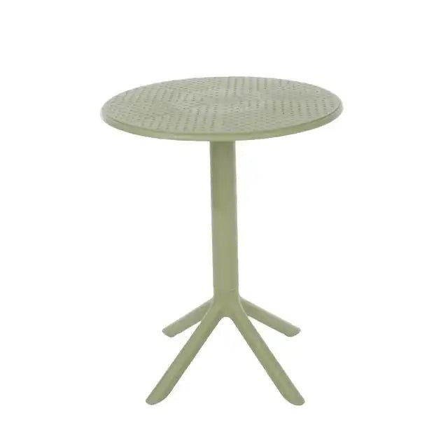3 Piece Outdoor Garden Bistro Table & 2 x Chair Set Green - Price Crash Furniture