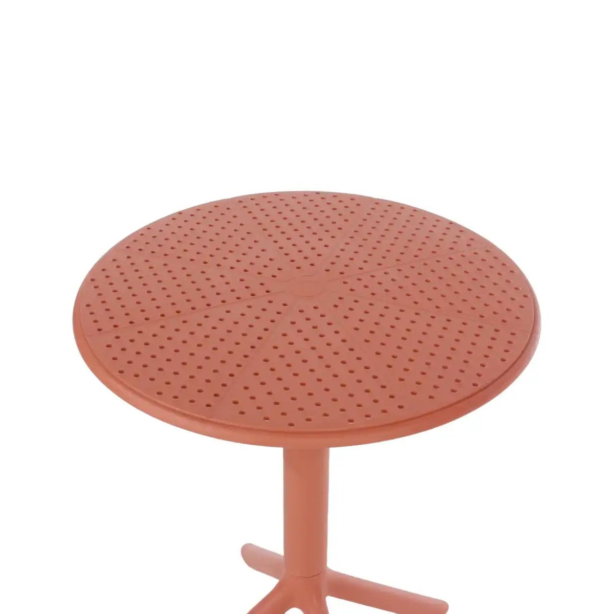 3 Piece Outdoor Garden Bistro Table & 2 x Chair Set Terracotta - Price Crash Furniture