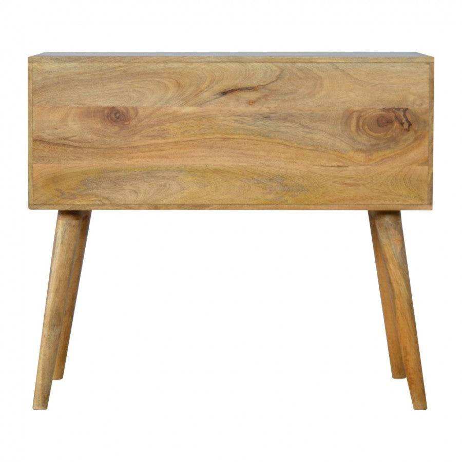 4 Drawer Nordic Style Grey Hand - Painted Console Table - Price Crash Furniture