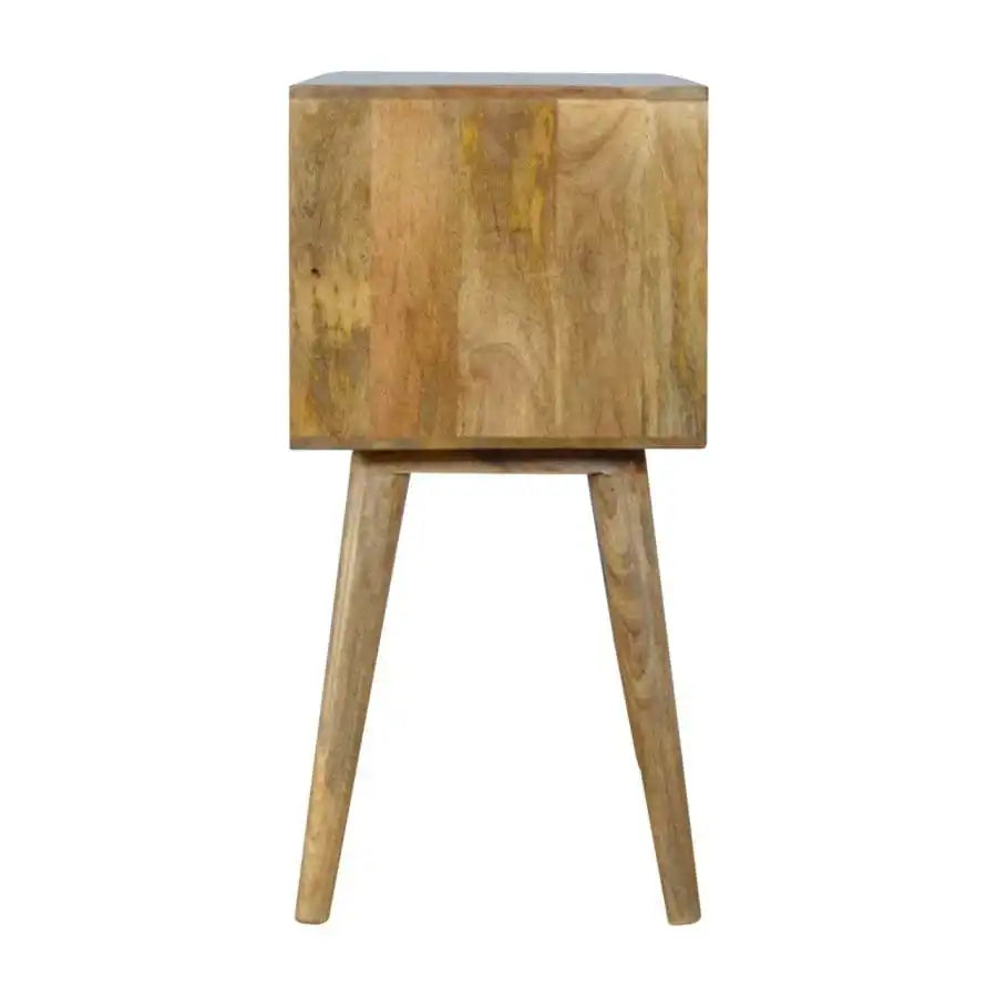 4 Drawer Nordic Style Grey Hand-Painted Console Table - Price Crash Furniture