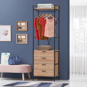 4 Drawer Open Wardrobe in Riviera Oak - Price Crash Furniture