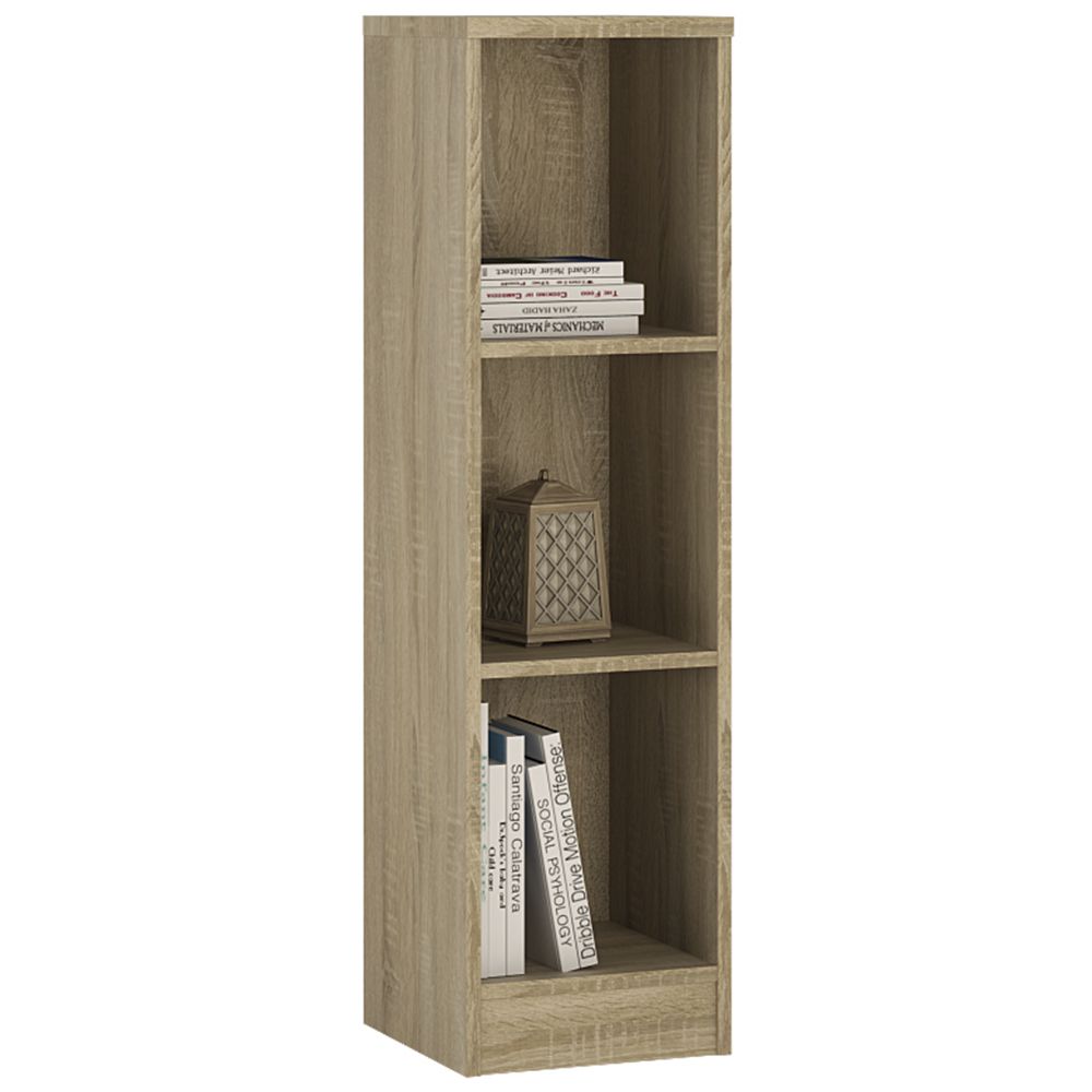 4 You Medium Narrow Bookcase In Sonama Oak - Price Crash Furniture