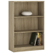 4 You Medium Wide Bookcase In Sonama Oak - Price Crash Furniture