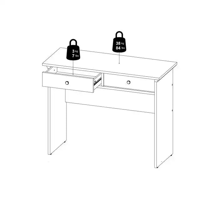 Paris Console Table White - Price Crash Furniture