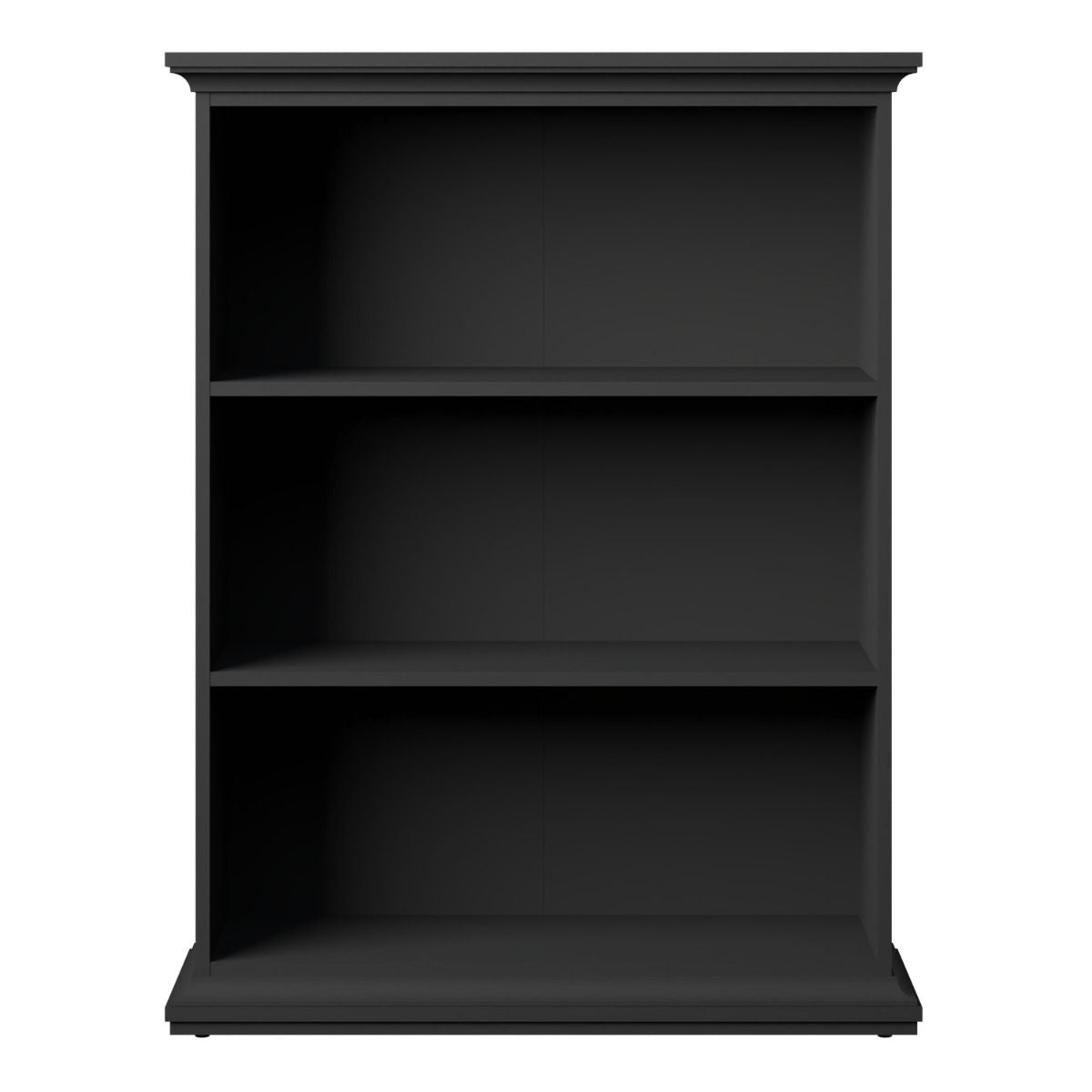 Paris Low Bookcase In Matt Grey - Price Crash Furniture