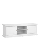 Paris TV Unit 2 Frame Doors In White - Price Crash Furniture