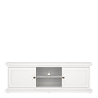 Paris TV Unit 2 Frame Doors In White - Price Crash Furniture