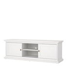 Paris TV Unit 2 Frame Doors In White - Price Crash Furniture