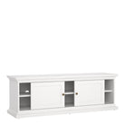 Paris TV Unit 2 Frame Doors In White - Price Crash Furniture