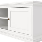 Paris TV Unit 2 Frame Doors In White - Price Crash Furniture