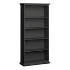 Paris Tall Bookcase In Matt Grey - Price Crash Furniture