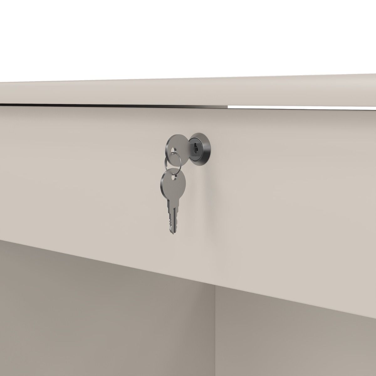 Function Plus Desk With 4 Drawers In Cashmere