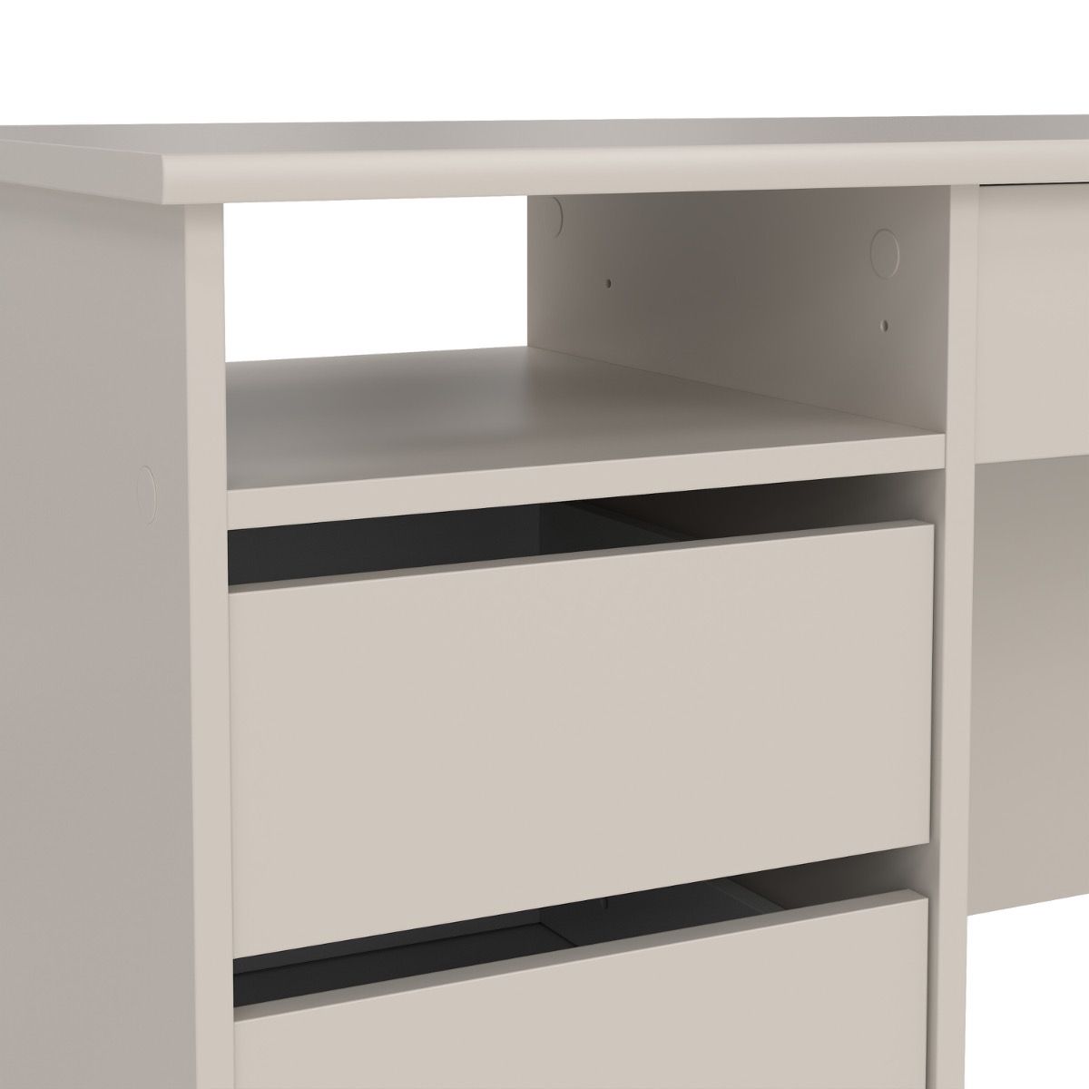 Function Plus Desk With 4 Drawers In Cashmere